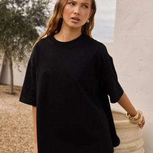 Missy Cotton Tee Black