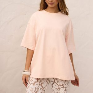 Missy Cotton Tee Pink