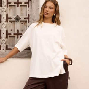 Missy Cotton Tee White