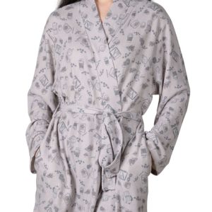 Java And Script Wrap-It-Up Reading Robe - Silver Cloud